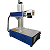 Metallum desktop integratum ERP docking laser Marking apparatus pro dura plastica