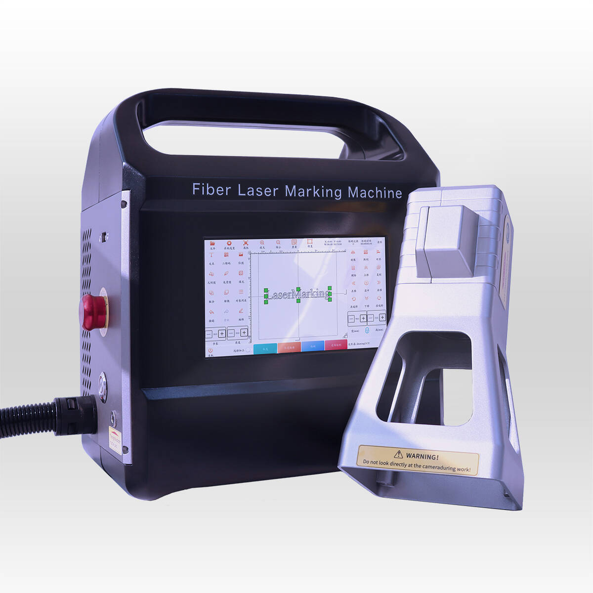 Mini handheld fibra laser notati facilis mobilis machina